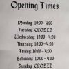 New Store Opening Times