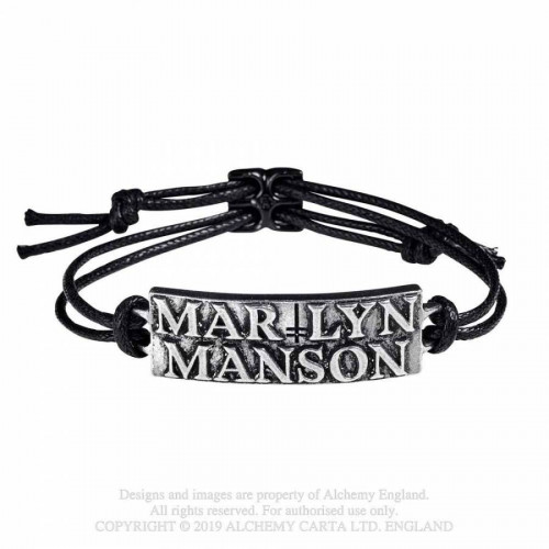 Marilyn Manson: Logo Wriststrap