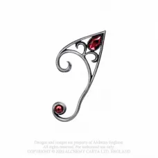 Elvyn Polished Pewter Earwrap (Left)