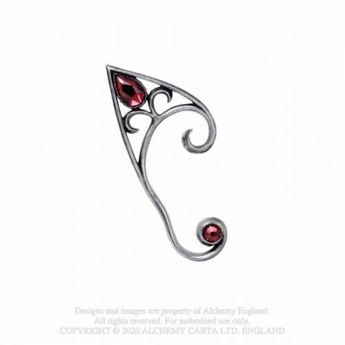 Elvyn Polished Pewter Earwrap (Right)