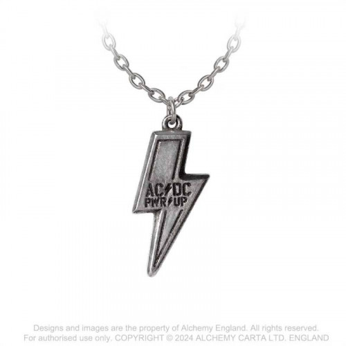 AC/DC Pwr/Up Flash Logo Pendant