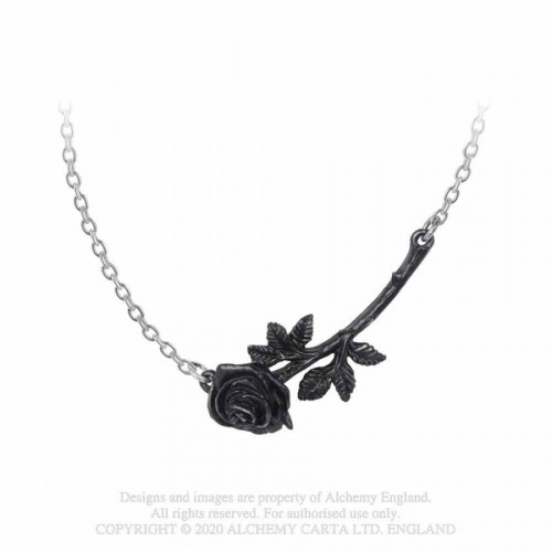 Black Rose Enigma Pendant