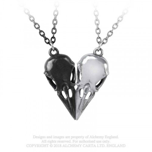 Coeur Crane - Couple's Friendship Necklace