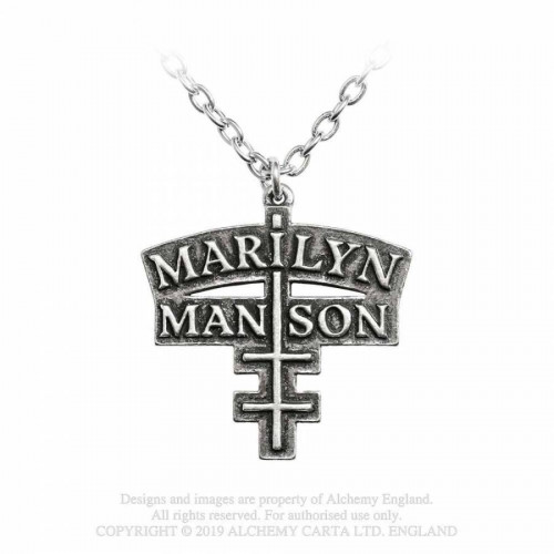 Marilyn Manson: Double Cross Pendant