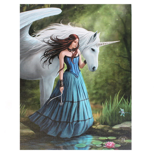 Enchanted Pool Canvas Plaque (Small)