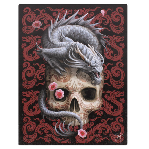 Oriental Dragon Canvas Plaque (Small)