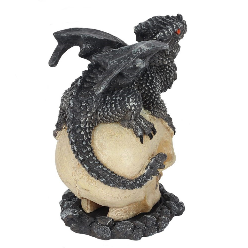 Black Dragon Incense Cone Burner Eternal Goth