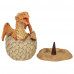 Hatching Yellow Dragon Incense Cone Burner