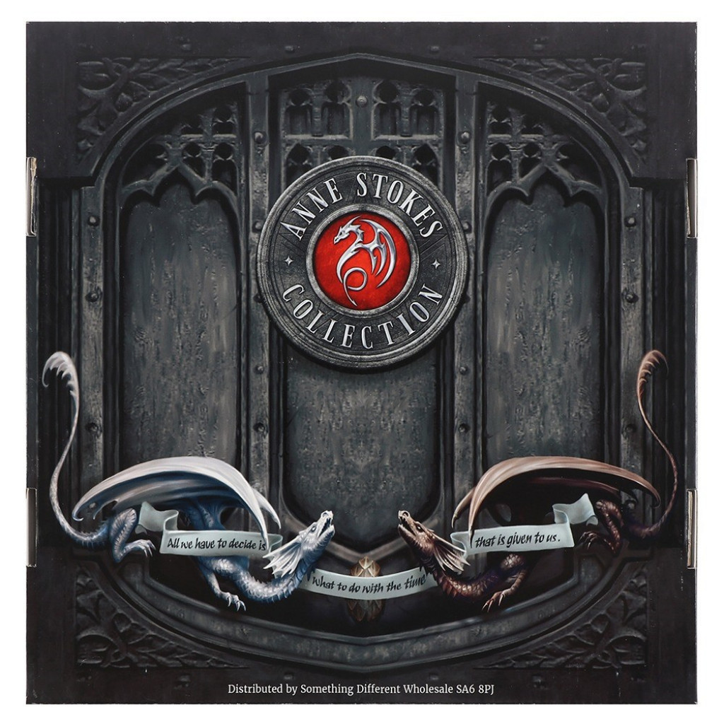 Once Upon A Time Wall Clock by Anne Stokes Eternal Goth