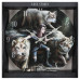 Power of Three Wall Clock by Anne Stokes