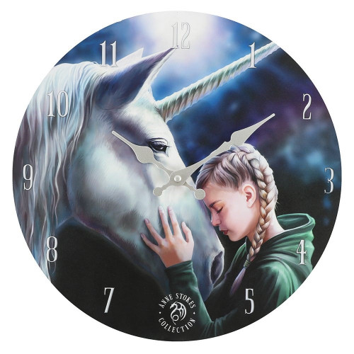 The Wish Wall Clock by Anne Stokes