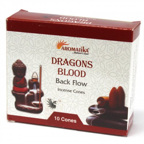 Aromatika Dragons Blood Backflow Incense Cones