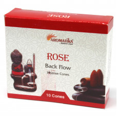 Aromatika Rose Backflow Incense Cones
