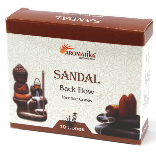 Aromatika Sandalwood Backflow Incense Cones