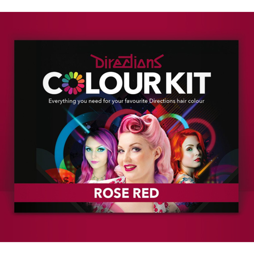 Rose Red - Directions Hair Colour Kit - Eternal Goth