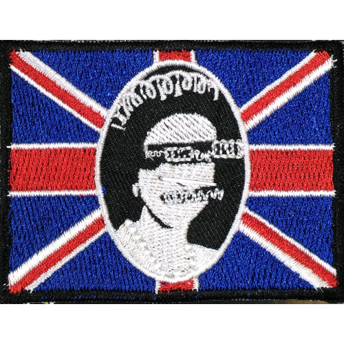 God Save The Queen Embroidered Patch