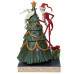 Decking the Halls - Santa Jack with Zero by Tree Figurine (25cm)