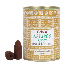 Goloka Nature's Nest Backflow Incense Cones