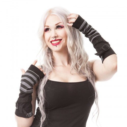 Stripe Strap Arm Warmers