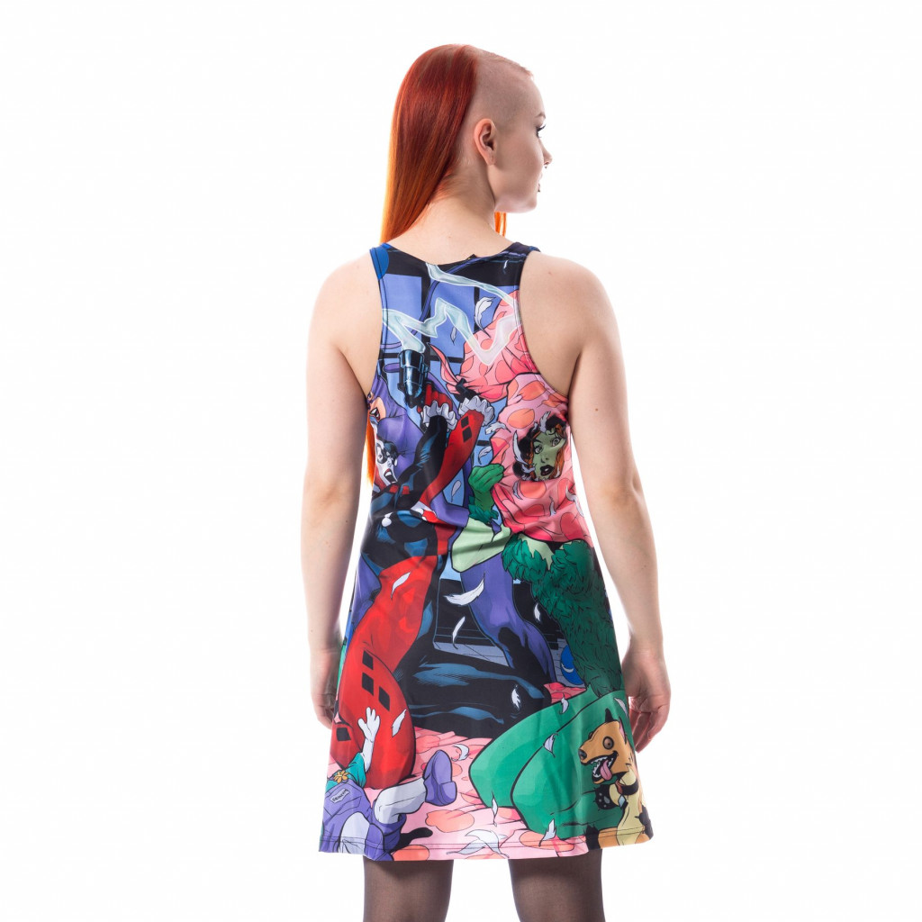 sachin and babi light blue dress ICUP Womens Harley Quinn Fashion Apron