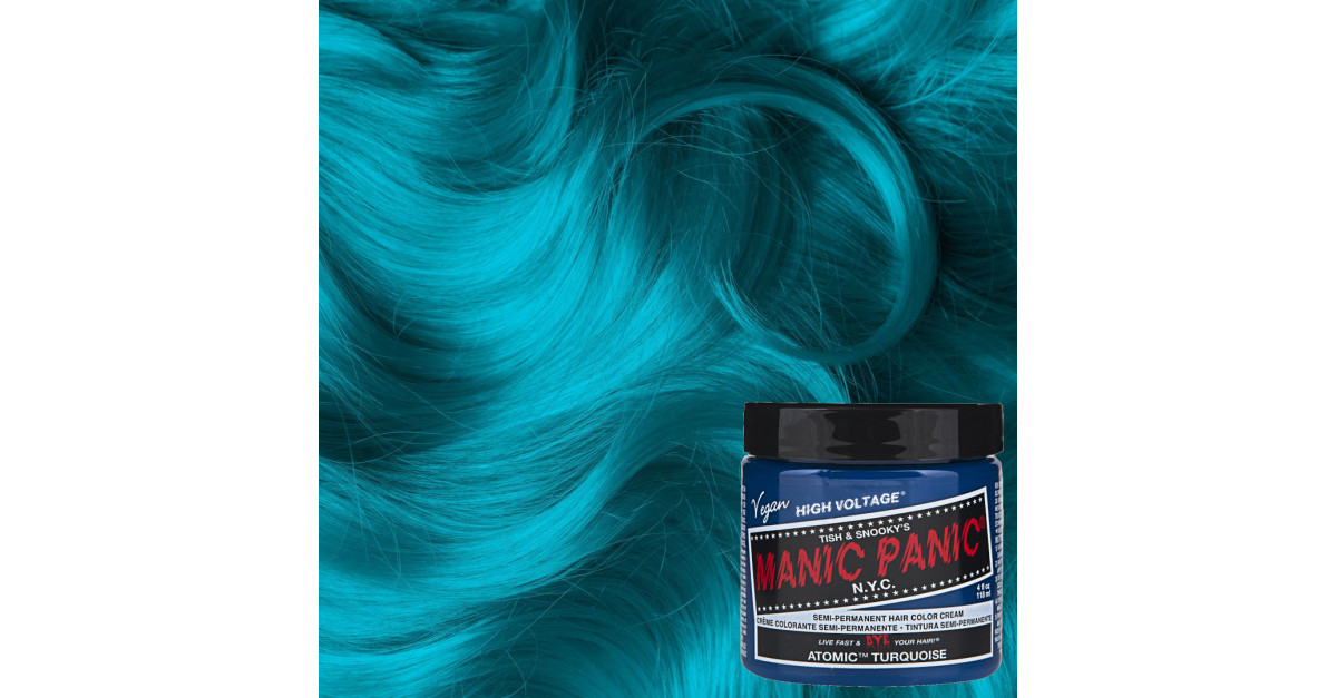 Manic Panic High Voltage Classic Cream Formula Atomic Turquoise Hair Dye - wide 2