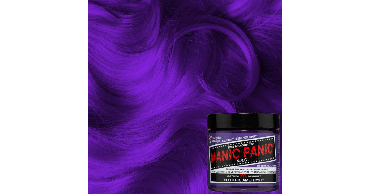 2. Manic Panic Electric Amethyst Hair Dye Classic - wide 4