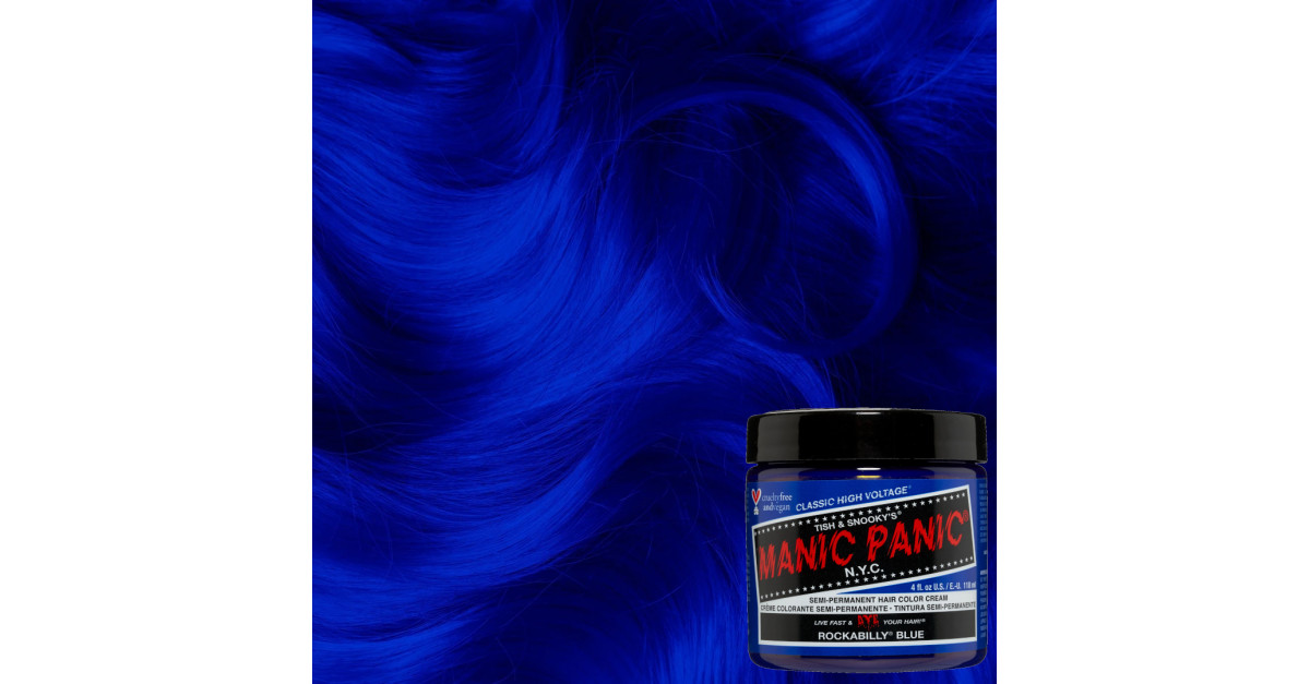 6. Manic Panic Rockabilly Blue Hair Dye Kit - wide 4