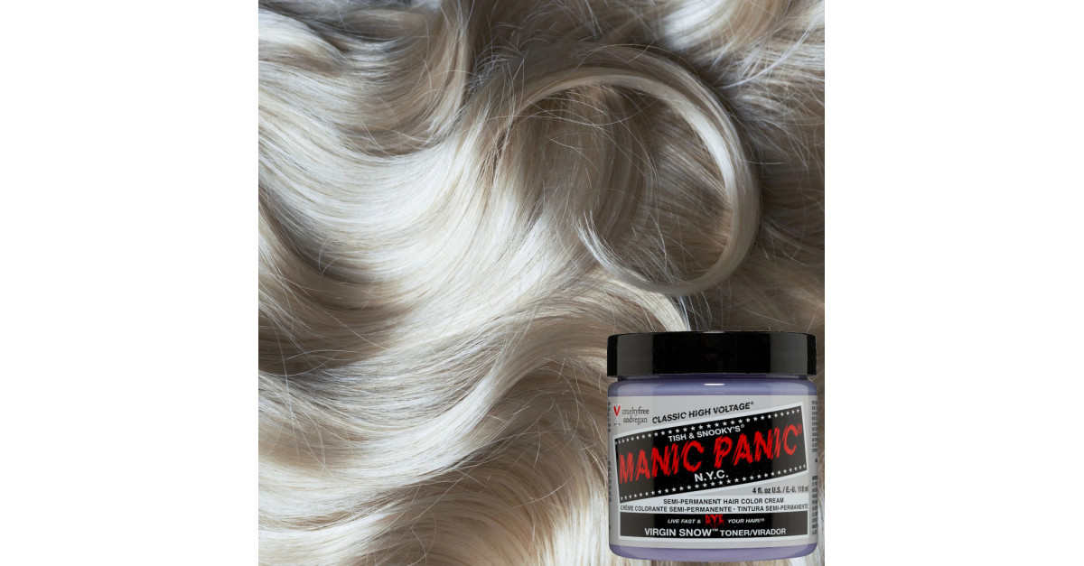 6. Manic Panic Virgin Snow Hair Toner - Blonde Toner - wide 2