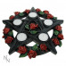Pentagram Rose Tealight Holder (29.5cm)