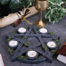 Wiccan Pentagram Tea light Holder (25.5cm)