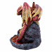 Crystalline Guardian Backflow Incense Burner (14.2cm)