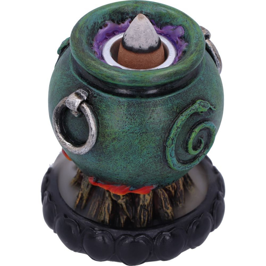 Emerald Cauldron Backflow Incense Burner (7.3cm) Eternal Goth