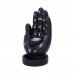 Palmistry Backflow Incense Burner (Black) (12cm)