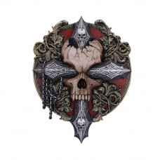 Cross Of Darkness Wall Plaque (32cm)