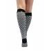 Knee High Socks With Black/White Squares