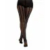 Vertical Stripe Fishnet Tights