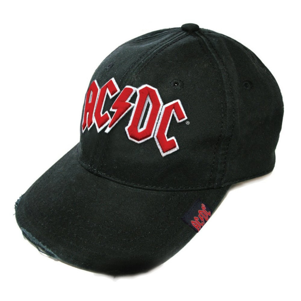 AC/DC: Red Logo Baseball Cap - Eternal Goth
