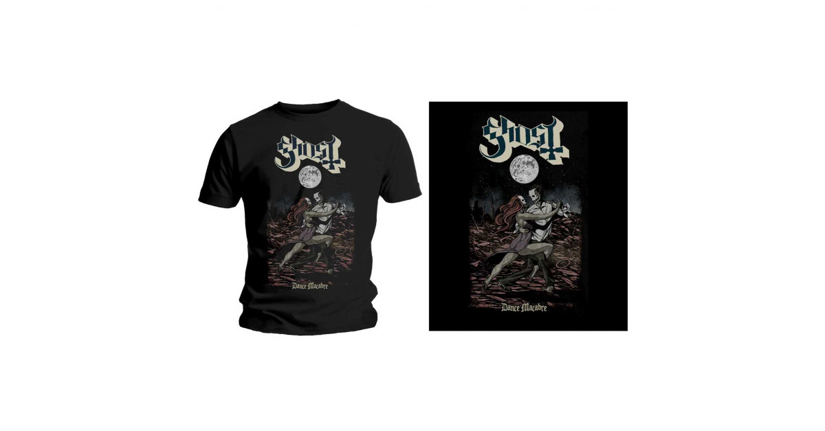 Ghost 'Dance Macabre Cover' (Nero) T-Shirt - NUOVO E UFFICIALE