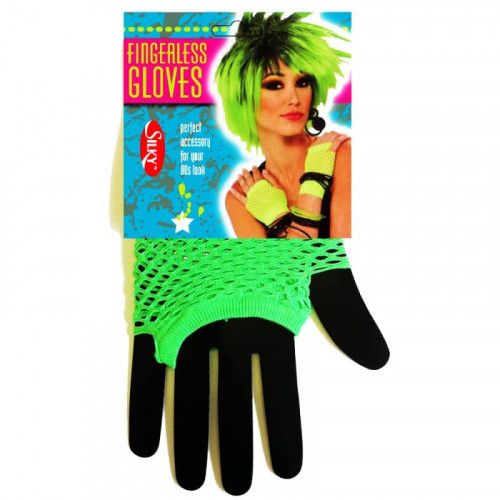Short Fishnet Fingerless Gloves