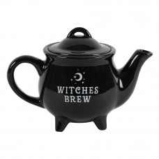 Witches Brew Black Ceramic Tea Pot