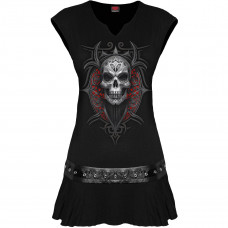 High Priestess Stud Waist Mini Dress
